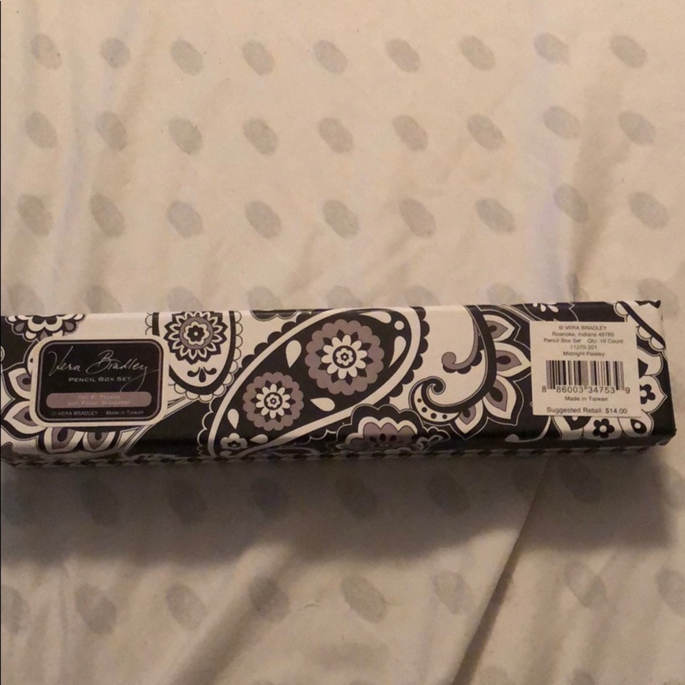 Vera Bradley pencil box set